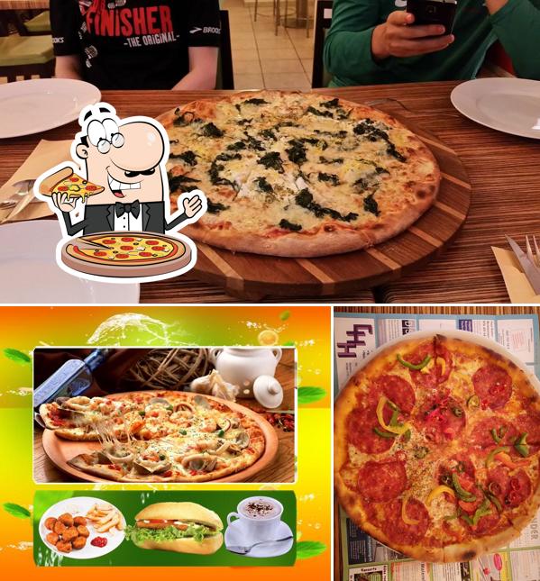 Scegli tra le svariate varianti di pizza