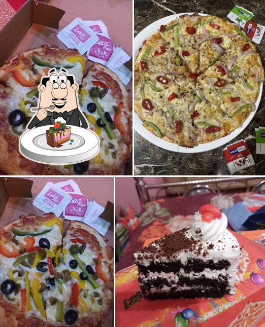 Chocolate cake at Laziz Pizza