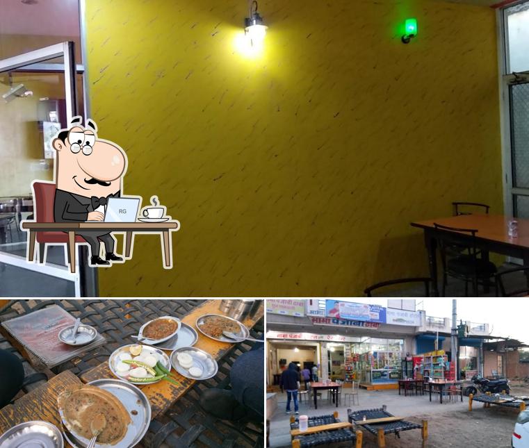 The image of Mama Punjabi Hotel and Restaurant’s interior and food