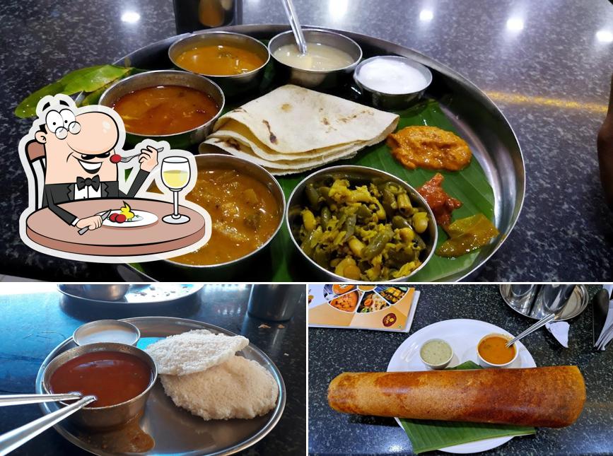 Food at New Udupi Cafe