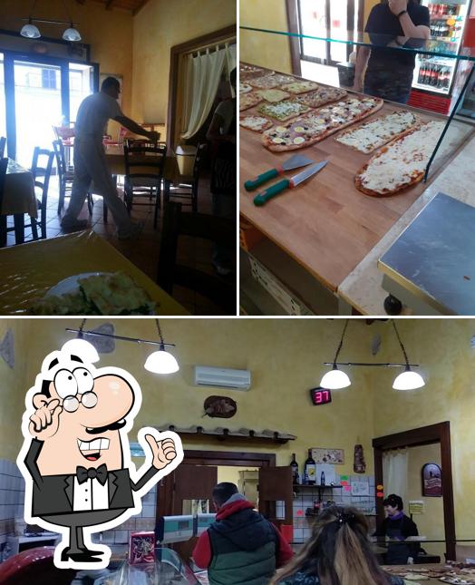 Gli interni di Pizzamania