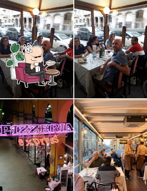 Dai un'occhiata agli interni di Pizzeria Express