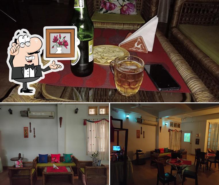 Check out the image showing interior and beer at Prashanti Bar cum Restaurant