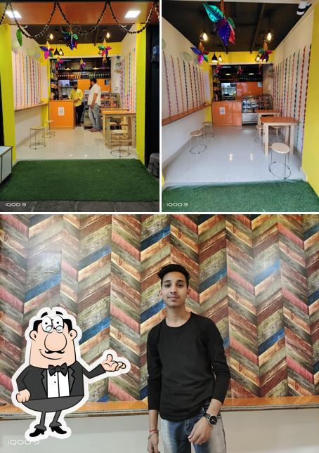 The interior of Baba fast food