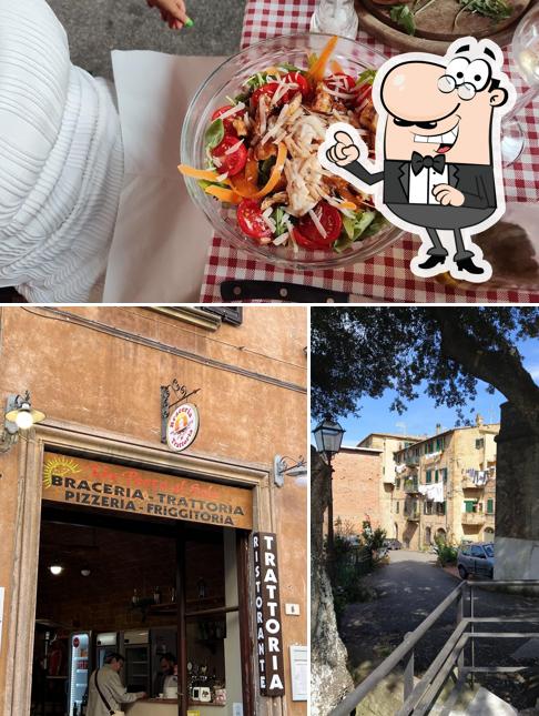 Guarda la immagine che mostra la esterno e cibo di Un Posto al Sole