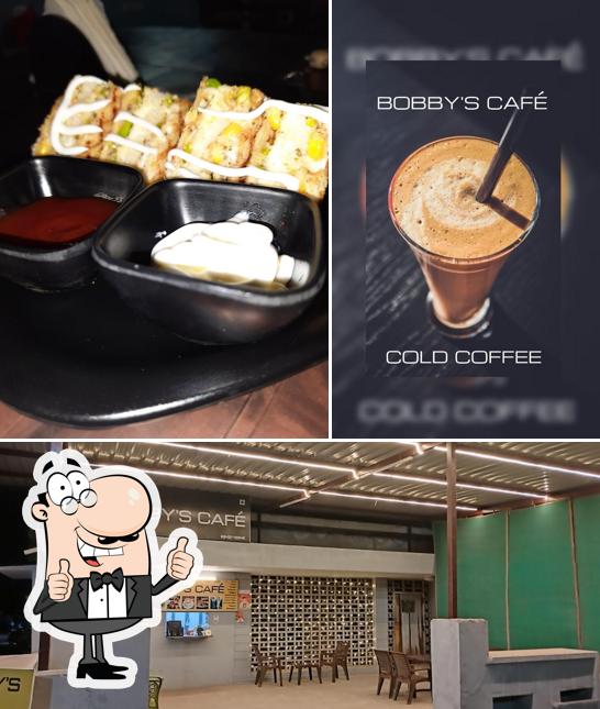 Look at the pic of Bobby's Café