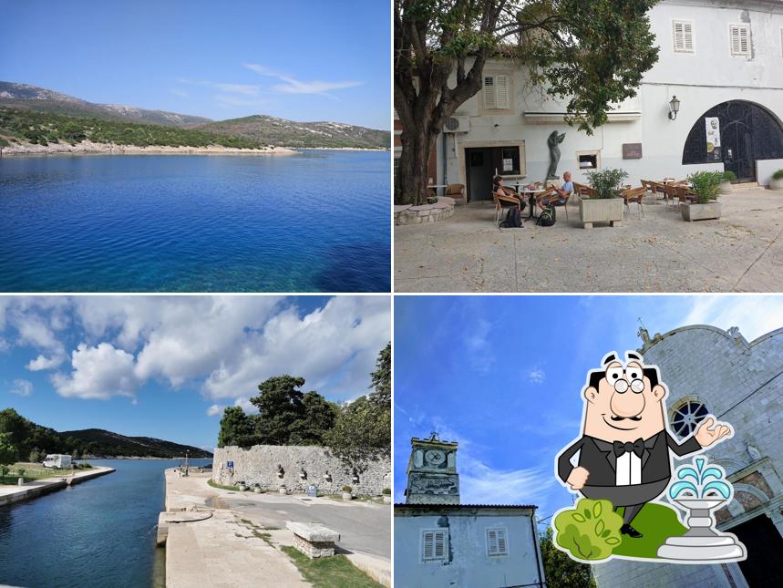 Goditi la vista dagli esterni di Cafe bar Gavde