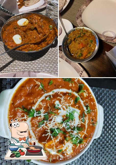 Chicken curry at Eaters Stop Restaurant 4th Town Seethammadara