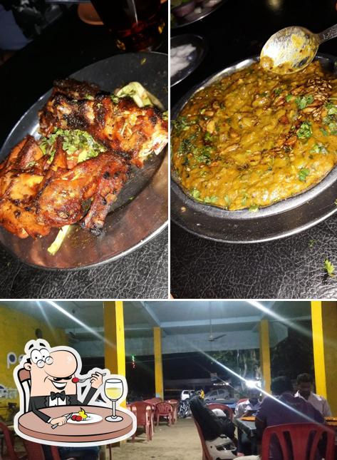 Check out the image displaying food and interior at Meet Punjabi Dhaba