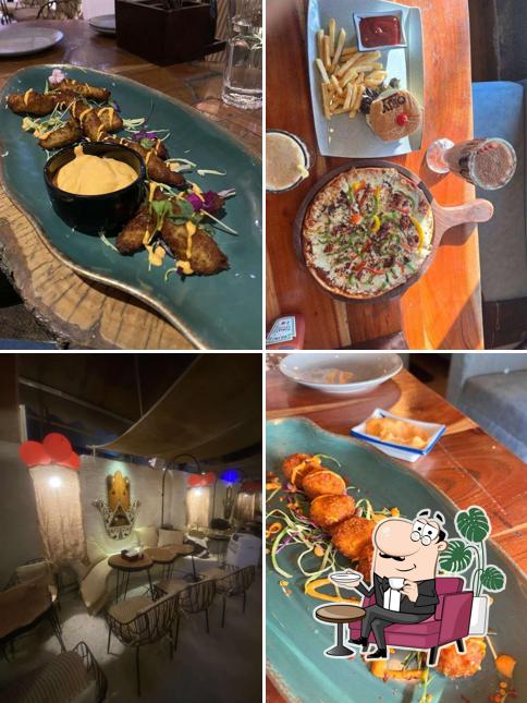 The photo of Oriv Resto Cafee Bar’s interior and food