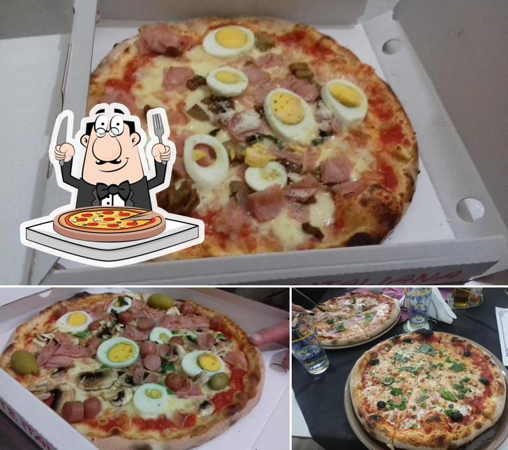 A Pizzeria Nonna Maria Frazzata & co. Since 1951, puoi provare una bella pizza