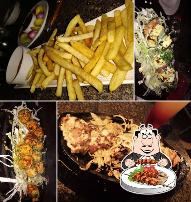 Food at Sheesha Sky Lounge