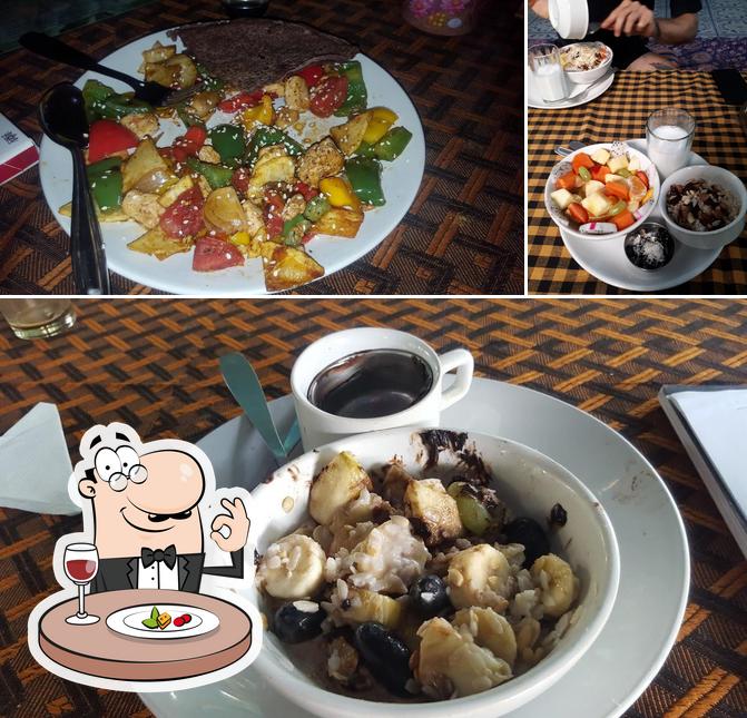 Food at Maya's Organic Garden