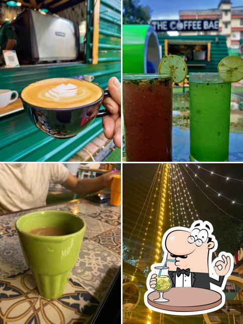 Among various things one can find drink and exterior at The Coffee Bae