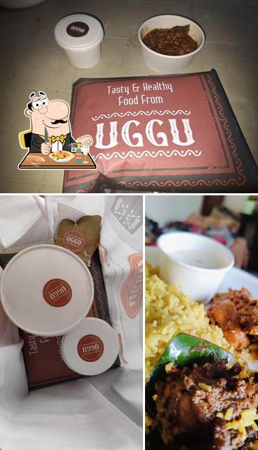 The photo of Uggu foods Kobbari Annam Kodi koora Best Traditional food in Kakinada’s food and beverage