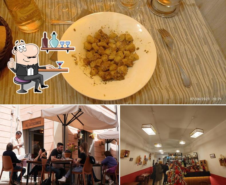 Trattoria Dal Castiglionese si caratterizza per la interni e cibo