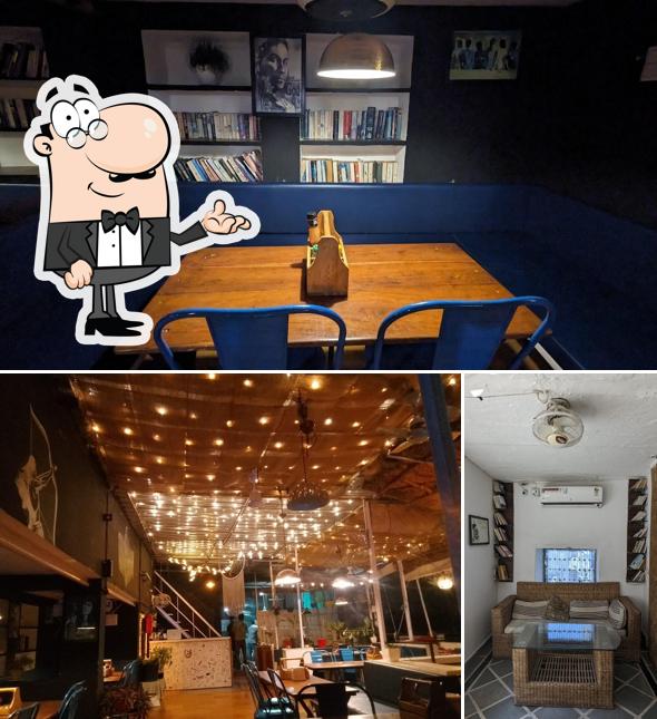 The interior of U Turn Roof Top restaurant