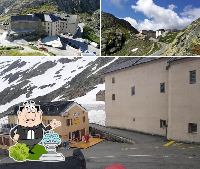 Gli esterni di Auberge de l'Hospice