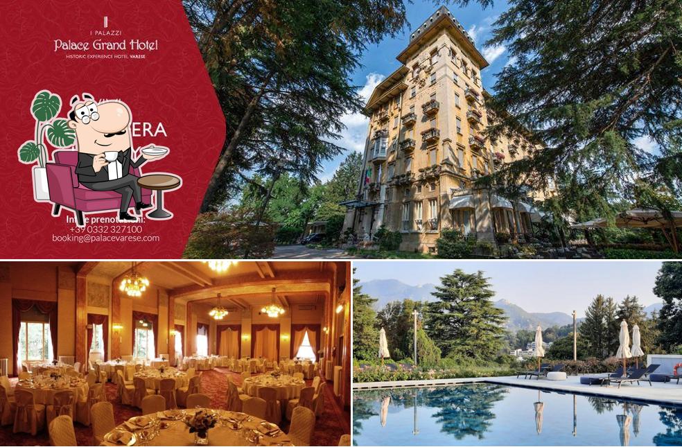 La immagine di interni e esterno da I Palazzi - Palace Grand Hotel Varese