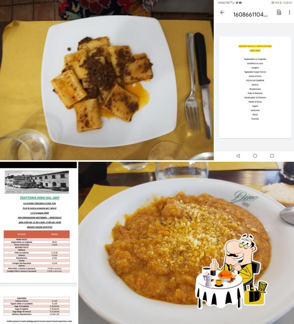 Cibo al Trattoria Locanda Dino
