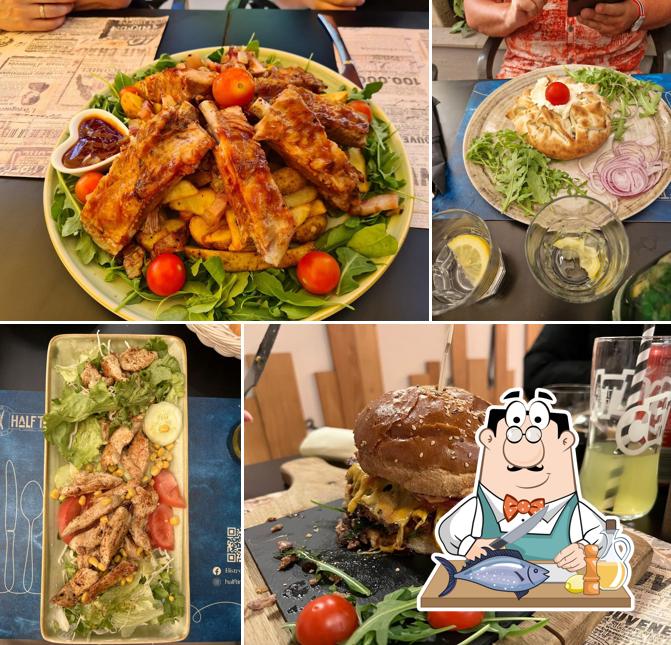 Salmone grigliato al Bistro pizzeria Halftime