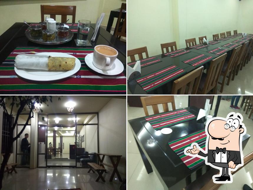 The interior of Oliva Restaurant