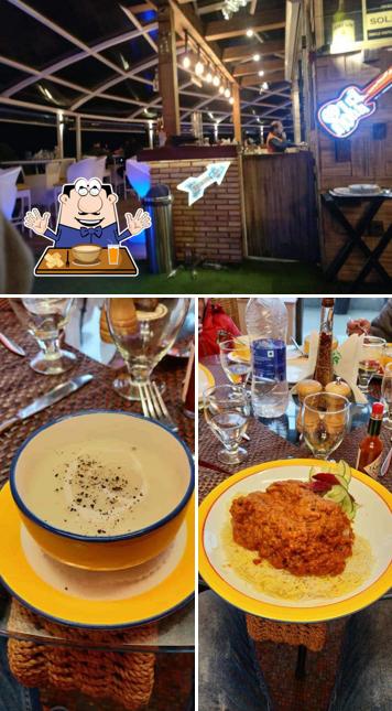 The restaurant's food and interior