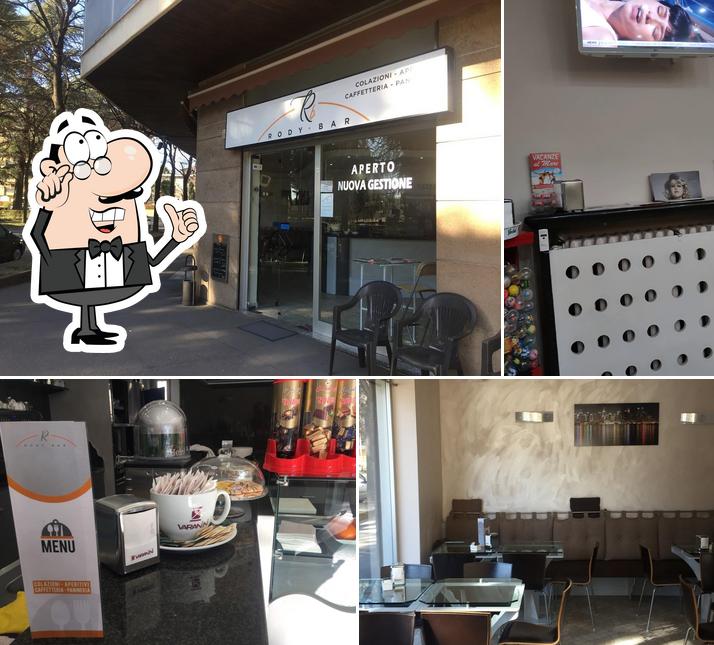 Gli interni di Rody bar
