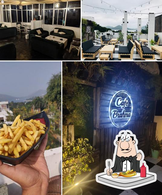 Try out chips at Cafe Brahma