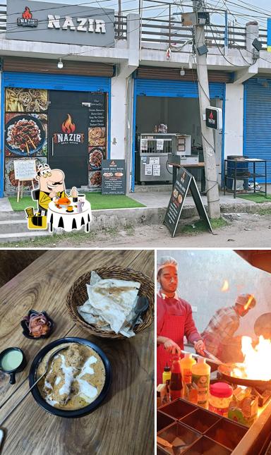 The photo of food and interior at Nazir Grill House