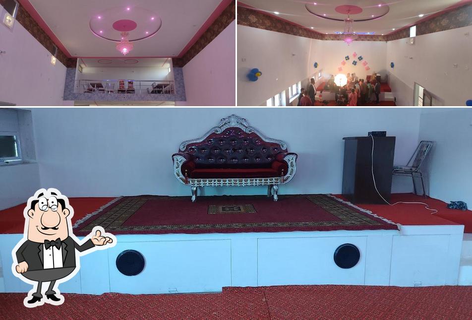 The interior of Pink city