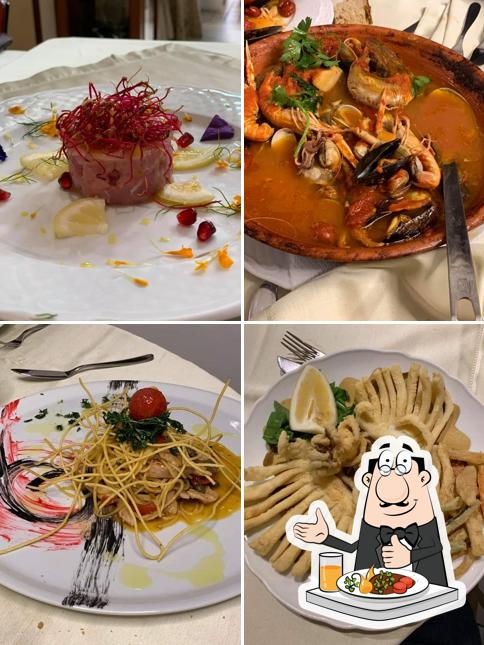 Cibo al Ristorante Villa Delle Rose