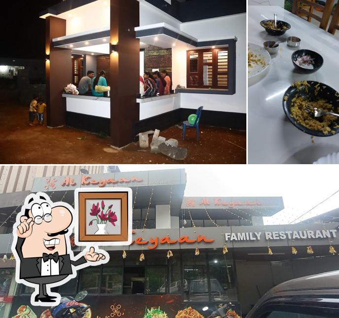 The interior of Al Keyaan's Restaurant and Caterers