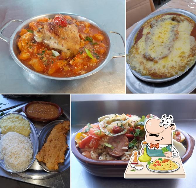 Comida em Novo Bar do Emílio