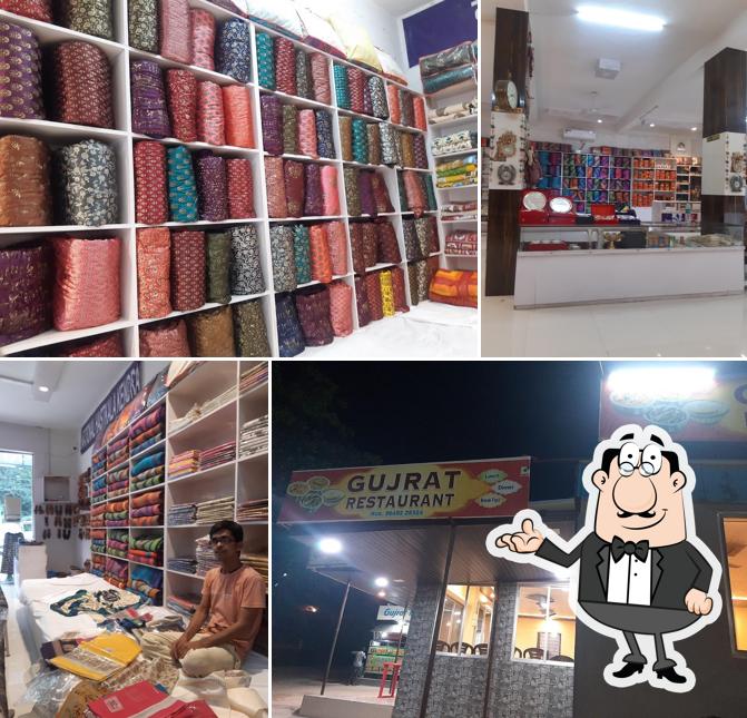 The interior of Gujarat Restaurant