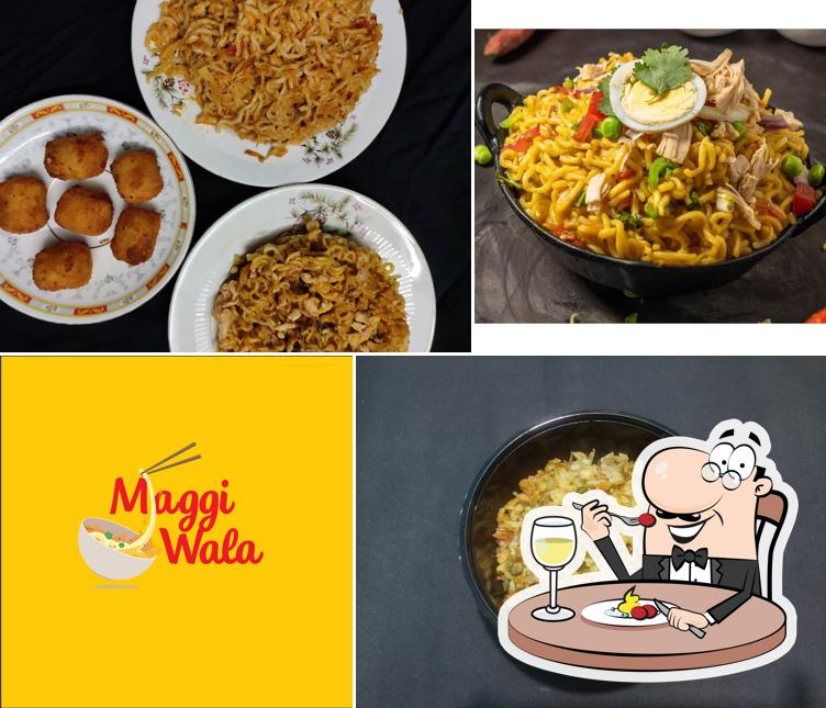 Food at Maggi Wala