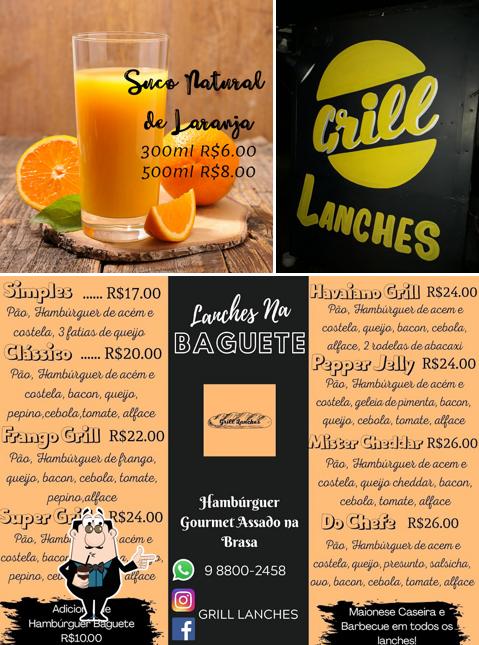 Desfrute de uma bebida no Grill Lanches