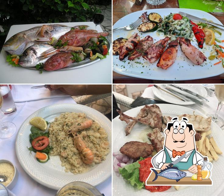 Restoran Monika serve un menu per gli amanti del pesce