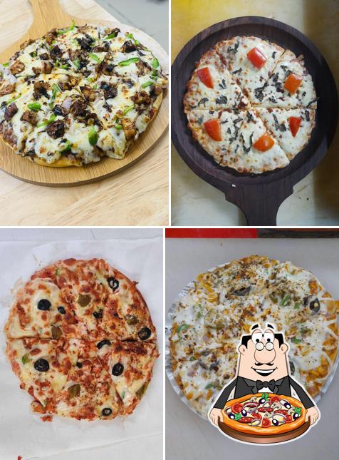 Pick pizza at PIZZA FOOD KIOSK