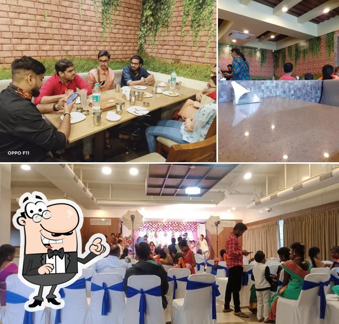 Check out how Raga banquet hall Udupi Garden Sanjay Nagar looks inside
