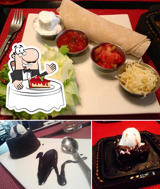 Ruby's Bar & Grill offers a selection of desserts