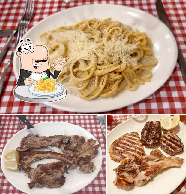 Spaghetti alla carbonara al Ristorante La Campagnola Spaghetti alla carbonara al Ristorante La Campagnola