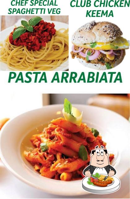 Food at Spaghetti Club