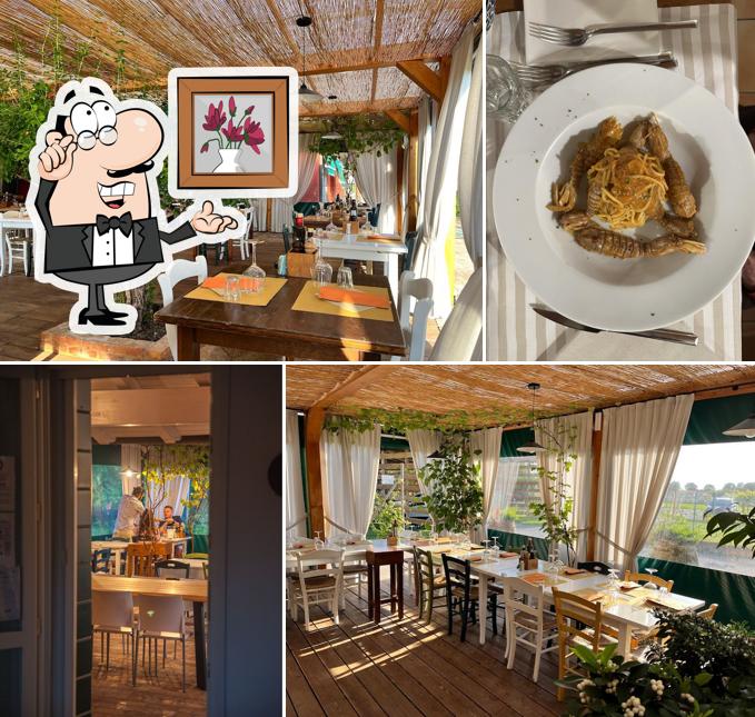 Gli interni di Trattoria Al Pioppo