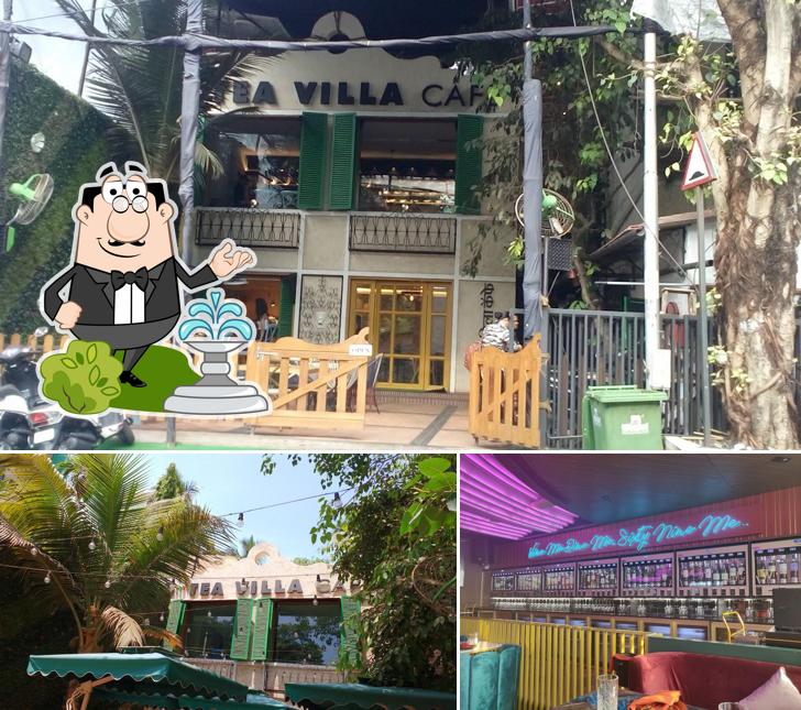 Check out the exterior of Tea Villa Cafe Juhu