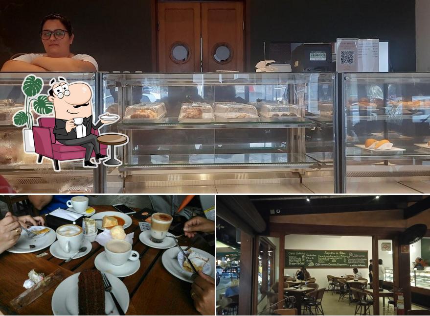 Veja imagens do interior do Ellen Café e Doceria