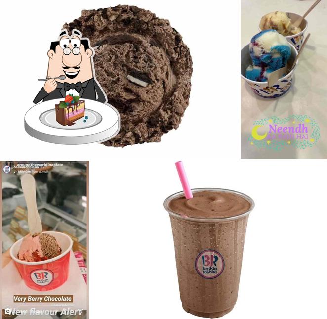 Chocolate cake at Baskin Robbins - Ice Cream Desserts