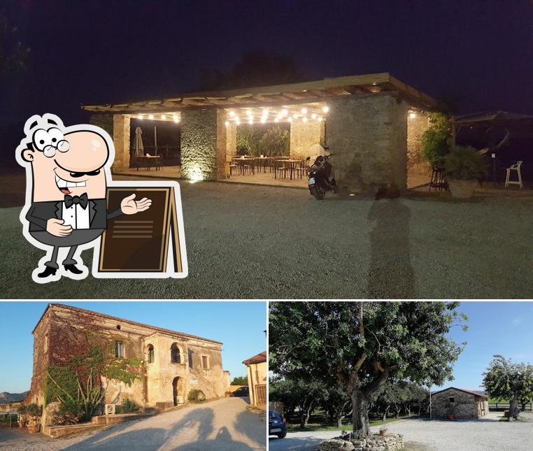 Gli esterni costituiscono una caratteristica importante di Masseria Lupata