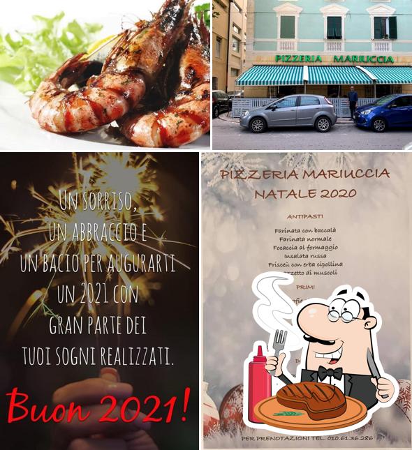 Prenditi i piatti di carne a Mariuccia