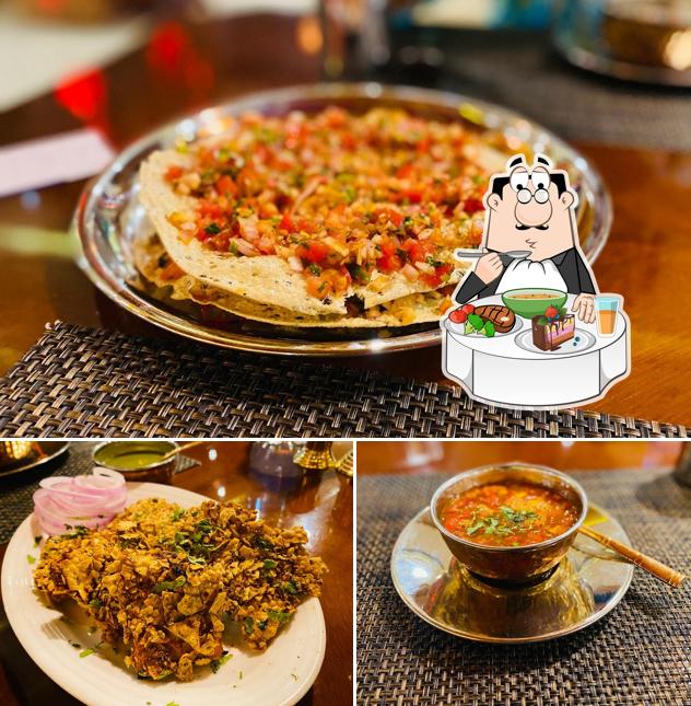 Hot and sour soup at Rainbow Pure Vegetarian Restaurant